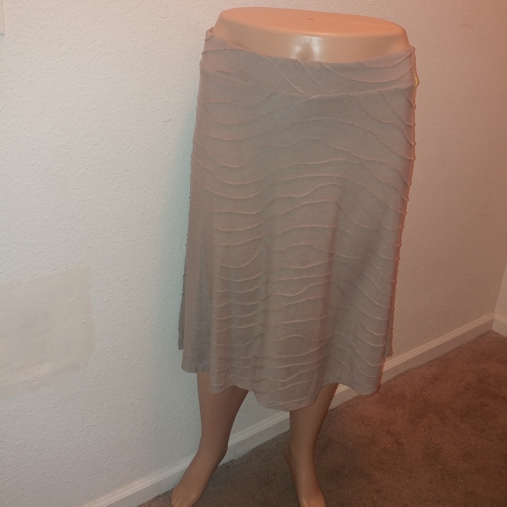 Larry Levine Solid Color Neutral Coastal Gma Text… - image 1